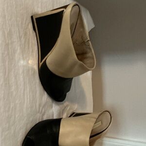 Louise et Cie Black and Cream Women's Shoes